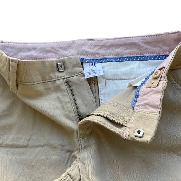 GAP Girl’s Khaki Lived-In Uniform Pants Size: 7 PLUS - Picture 4 of 9